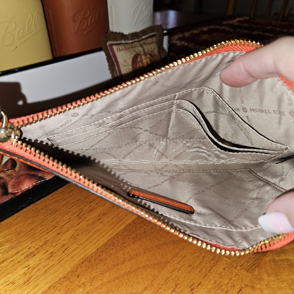 Michael Kors Orange Wristlet - Picture 3 of 3
